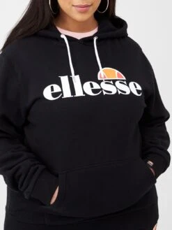 Ellesse Heritage Torices Overhead Hoodie (Plus) - Black