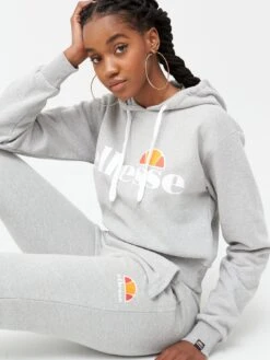 Ellesse Exclusive Melan Tracksuit - Light Grey Marl  -Ellesse Q3QQC SQ4 0000000281 LIGHT GREY MARL MDd