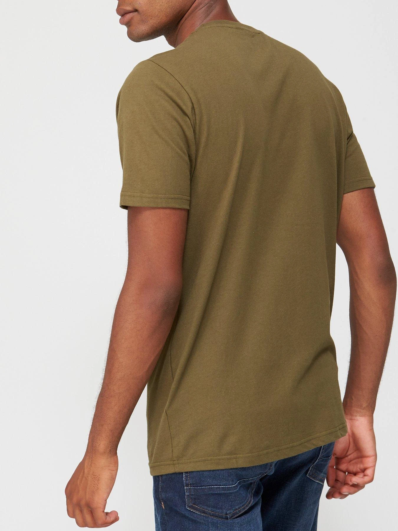 Ellesse Prado T-Shirt - Khaki 4 Ellesse Prado T-Shirt - Khaki - Image 2