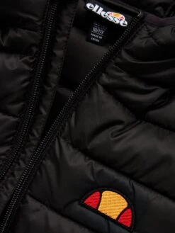 Ellesse Older Girls Valentina Padded Zip Jacket - Black -Ellesse QHRJR SQ4 0000000004 BLACK SLd