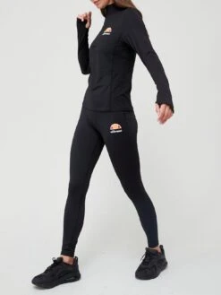 Ellesse Sofira 1/4 Zip Top - Black 8 Ellesse Sofira 1/4 Zip Top - Black -Ellesse T3V97 SQ3 0000000004 BLACK MDo