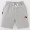 Ellesse Older Boys Toyle Fleece Shorts - Grey Marl -Ellesse U97KC SQ1 0000000023 GREY MARL SLf