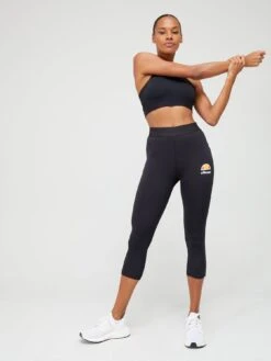 Ellesse Sport Vanoni Capri Leggings - Black -Ellesse UT9UP SQ3 0000000004 BLACK MDo