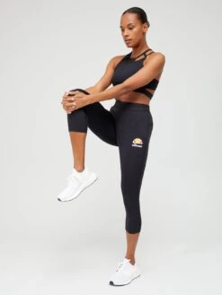 Ellesse Sport Vanoni Capri Leggings - Black -Ellesse UT9UP SQ4 0000000004 BLACK MDd