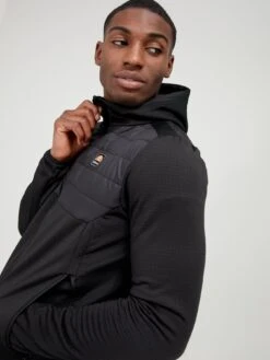 Ellesse Tetria Full Zip Hoodie - Black -Ellesse UXKP6 SQ4 0000000004 BLACK MDd