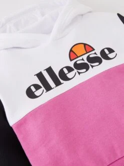 Ellesse Junior Girls Miyam Crop Hoody - PINK -Ellesse UZMM7 SQ4 0000000063 PINK SLd