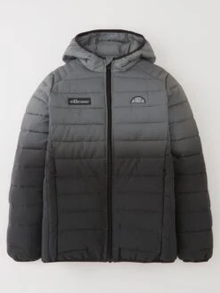 Ellesse Junior Boys Benson Reflective Padded Jacket - Grey
