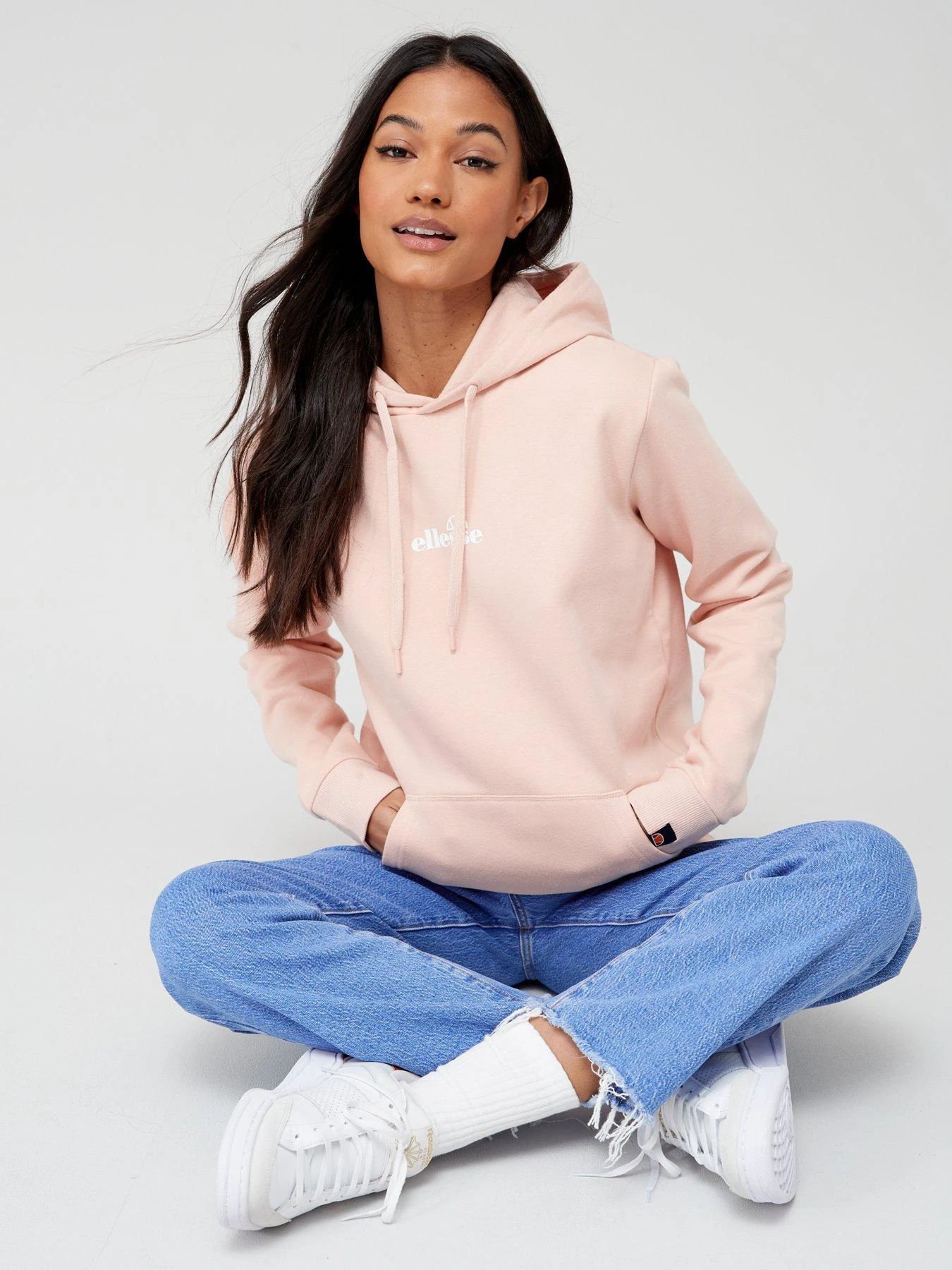 Ellesse Jazana Overhead Hoodie - Light Pink 6 Ellesse Jazana Overhead Hoodie - Light Pink - Image 4