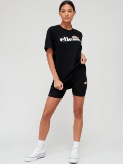 Ellesse Exclusive Tenuta Legging Shorts And Tee Set - Black -Ellesse VDGVT SQ3 0000000004 BLACK MDo