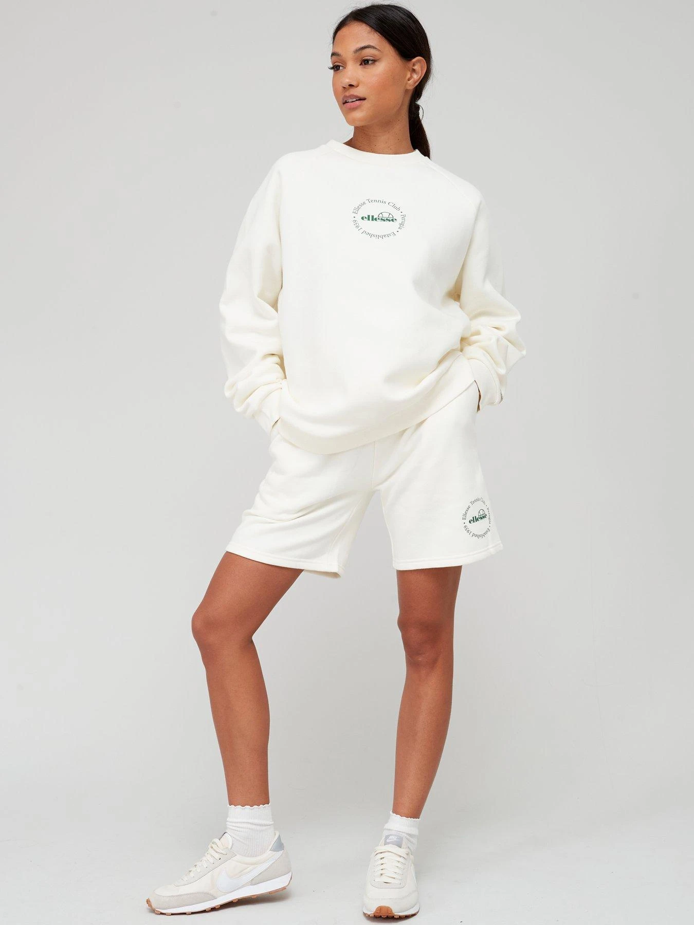 Ellesse Voliero Sweatshirt - Off-White 5 Ellesse Voliero Sweatshirt - Off-White - Image 3