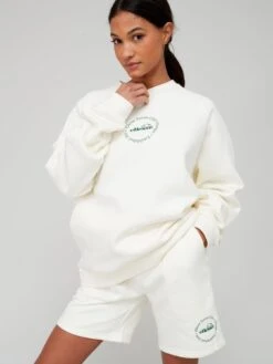 Ellesse Voliero Sweatshirt - Off-White 9 Ellesse Voliero Sweatshirt - Off-White -Ellesse VDGVV SQ4 0000000795 OFF WHITE MDd