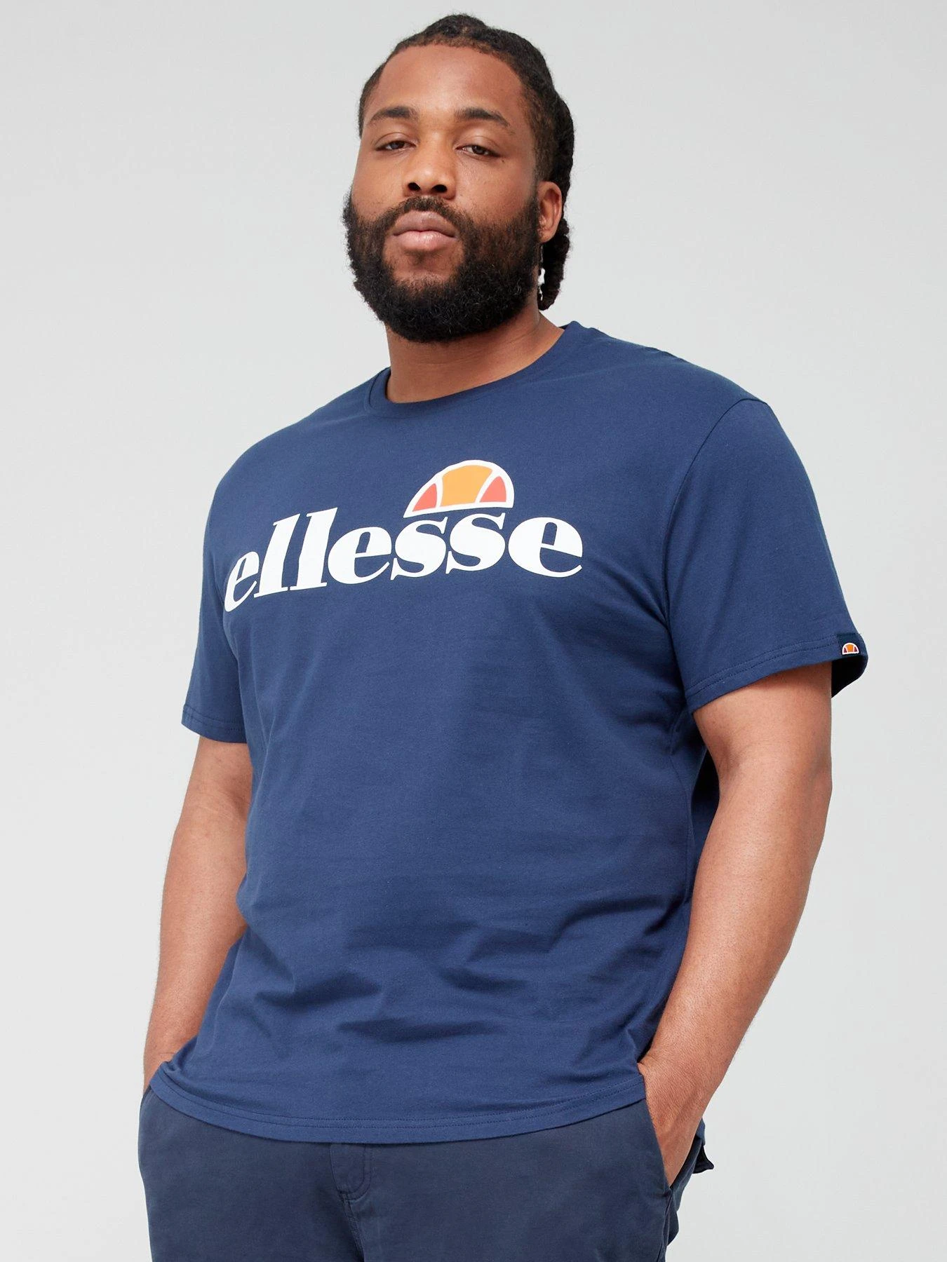 Ellesse Plus Size Prado Short Sleeve T-Shirt - Navy 3 Ellesse Plus Size Prado Short Sleeve T-Shirt - Navy