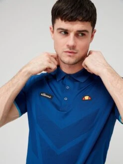 Ellesse Golf Alberto Polo Shirt - Navy 9 Ellesse Golf Alberto Polo Shirt - Navy -Ellesse VE8HS SQ4 0000000048 NAVY MDd