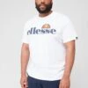 Ellesse Plus Size Prado Short Sleeve T-Shirt - White -Ellesse VE8IB SQ1 0000000013 WHITE MDf