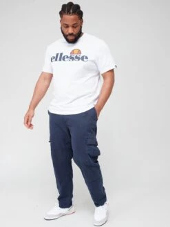 Ellesse Plus Size Prado Short Sleeve T-Shirt - White -Ellesse VE8IB SQ3 0000000013 WHITE MDo