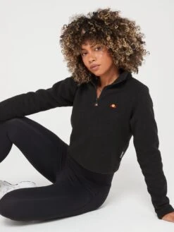 Ellesse Senatore 1/2 Zip Track Top - Black -Ellesse VL0RE SQ5 0000000004 BLACK MDd1