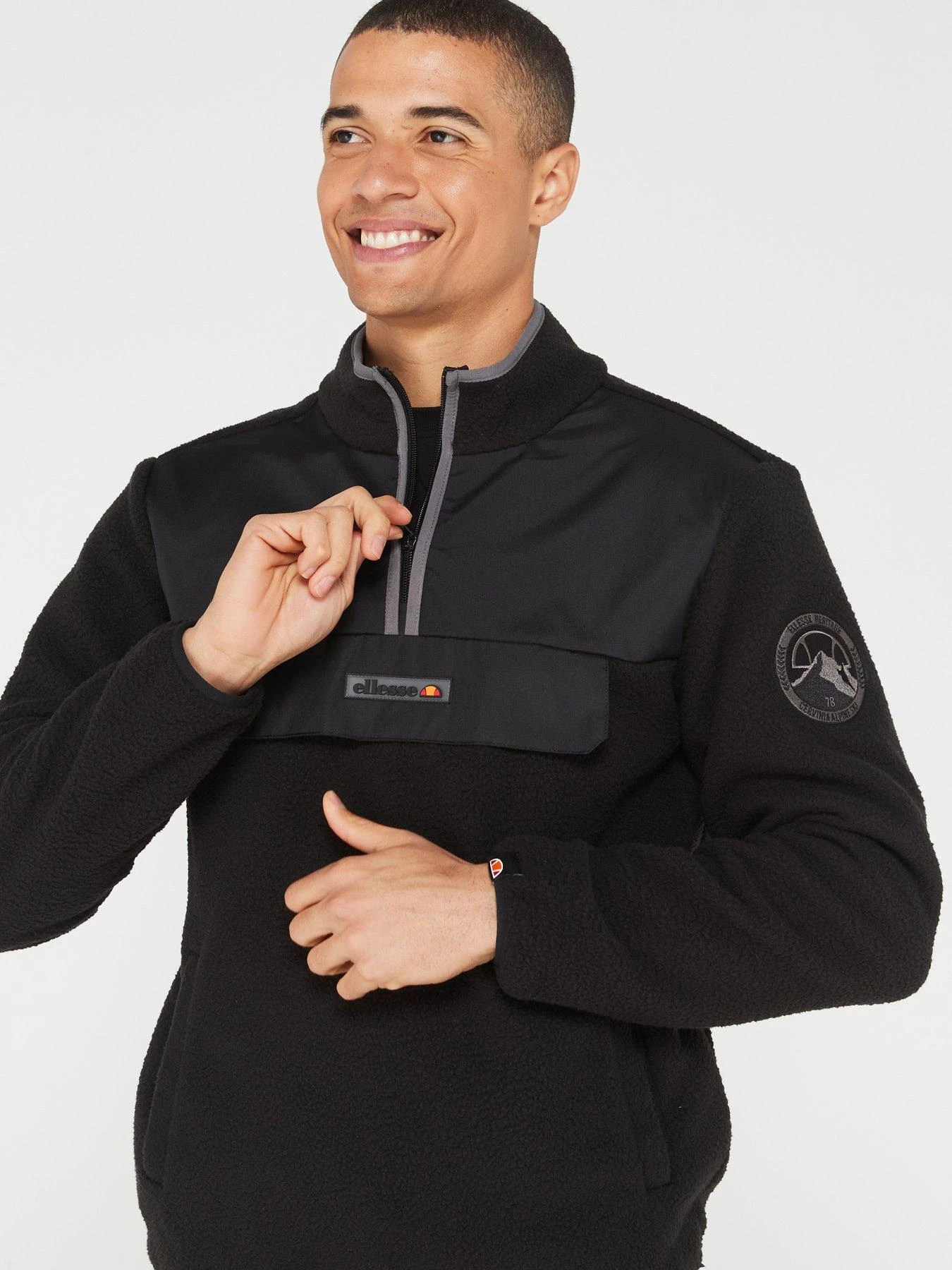 Ellesse Zinco Jacket - Black 6 Ellesse Zinco Jacket - Black - Image 4