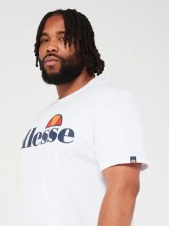 Ellesse Plus Size Prado T-shirt - White -Ellesse VL0VJ SQ4 0000000013 WHITE MDd